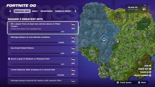 Fortnite Season 2 Greatest Hits Quests in Chapter 6 Season 1