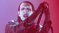 Marilyn Manson performing live in 2024