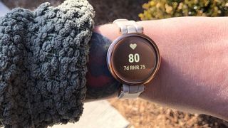 Garmin Lily heart rate