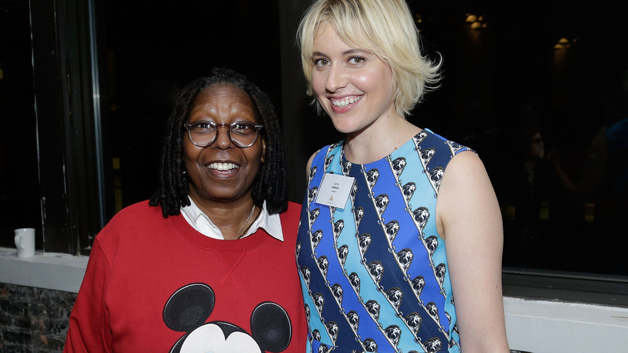 Actress Whoopi Goldberg and actress Greta Gerwig attend The Academy of Motion Picture Arts &amp; Sciences 2017 New Members Party