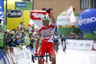 Fausto Masnada wins stage 3 of the Tour of the Alps