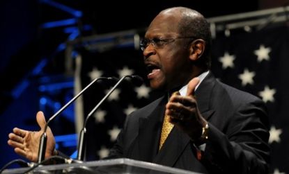 GOP presidential candidate Herman Cain