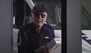 Stan Lee as FedEx deliveryman in Captain America: Civil War