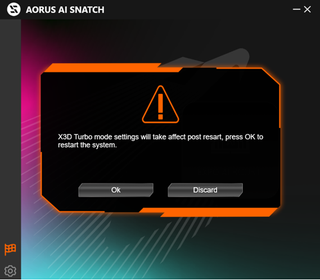 A screenshot from the press release of the Gigabyte Aorus AI Snatch application