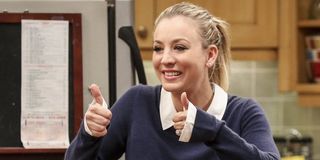 kaley cuoco penny big bang theory thumbs up