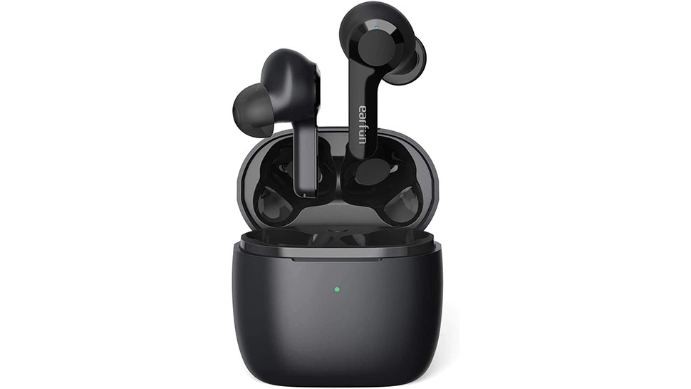 the earfun air wireless earbuds in black