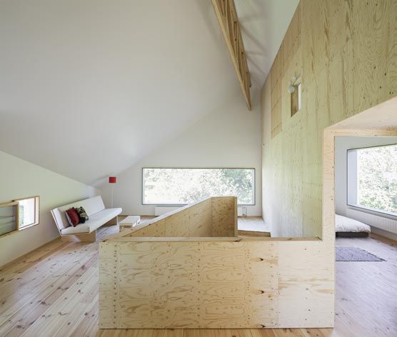 Three additional rooms cover the top level