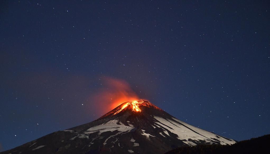 Villarrica volcano.