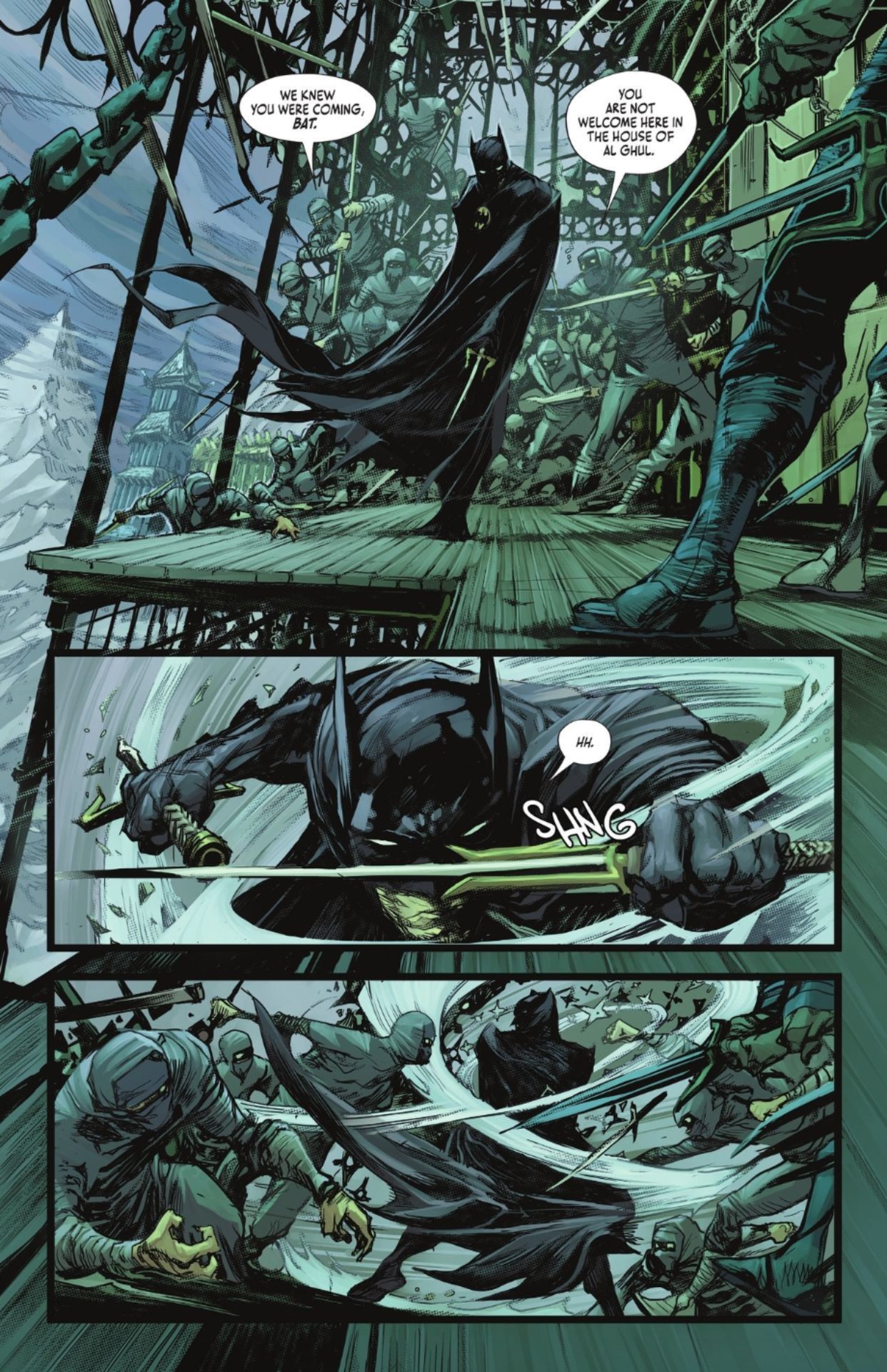 Sparks fly between Bruce and Talia in Batman #122's Shadow War part 2 |  GamesRadar+