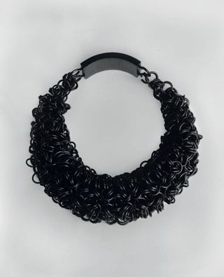 Chunky black necklace