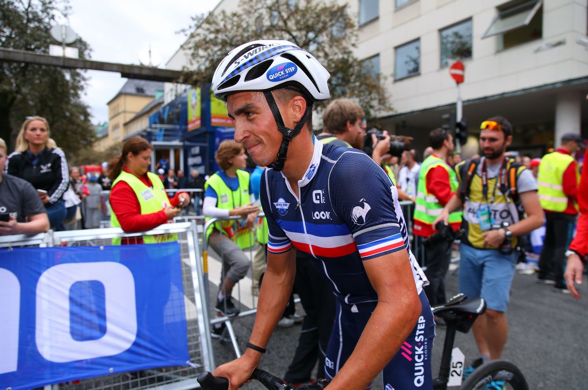 Julian Alaphilippe (France) post-race