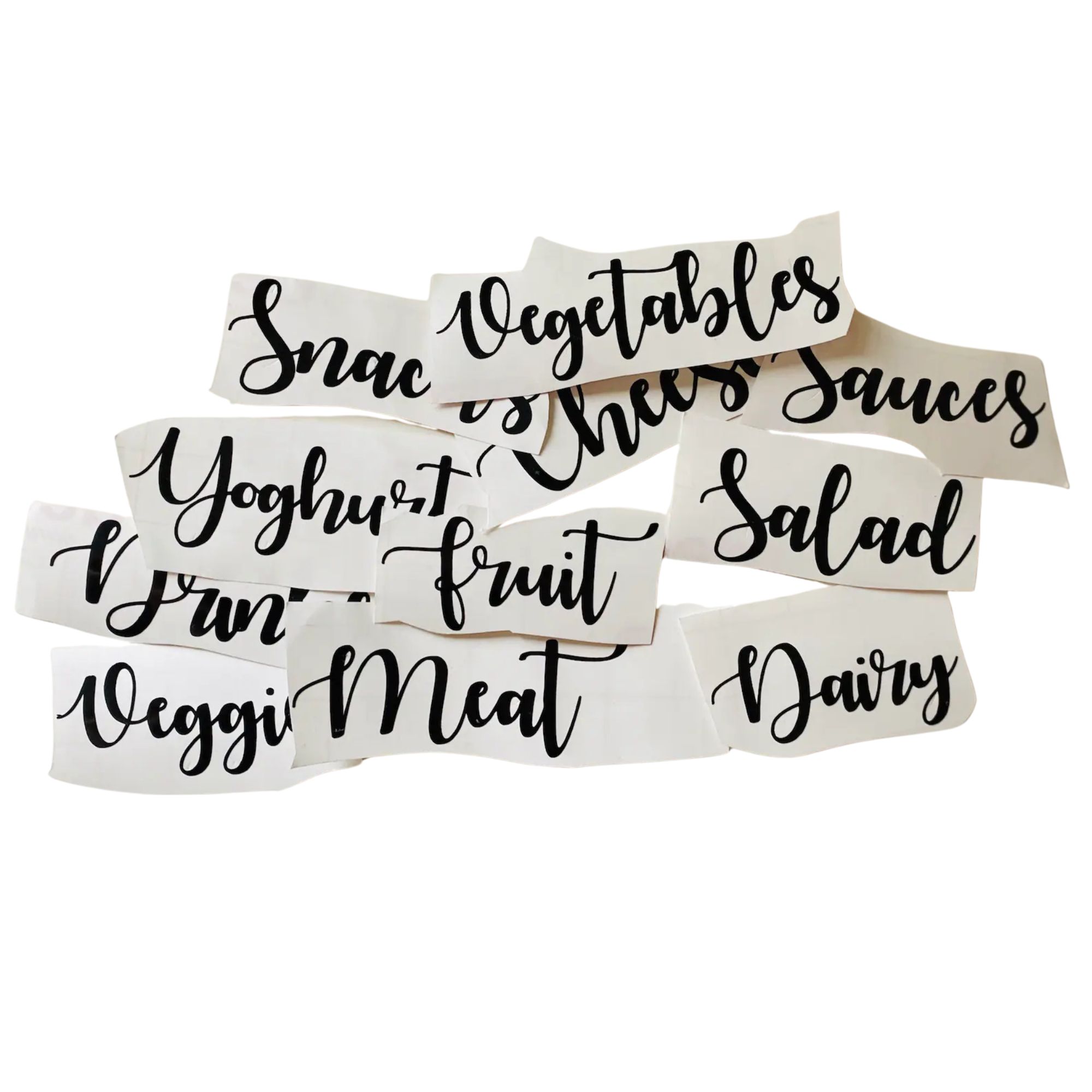 Mixed Fridge Labels