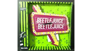 Beetlejuice Sign Clock