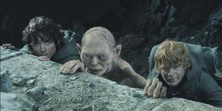 Elijah Wood, Gollum, Sean Astin - The Lord of the Rings: The Two Towers