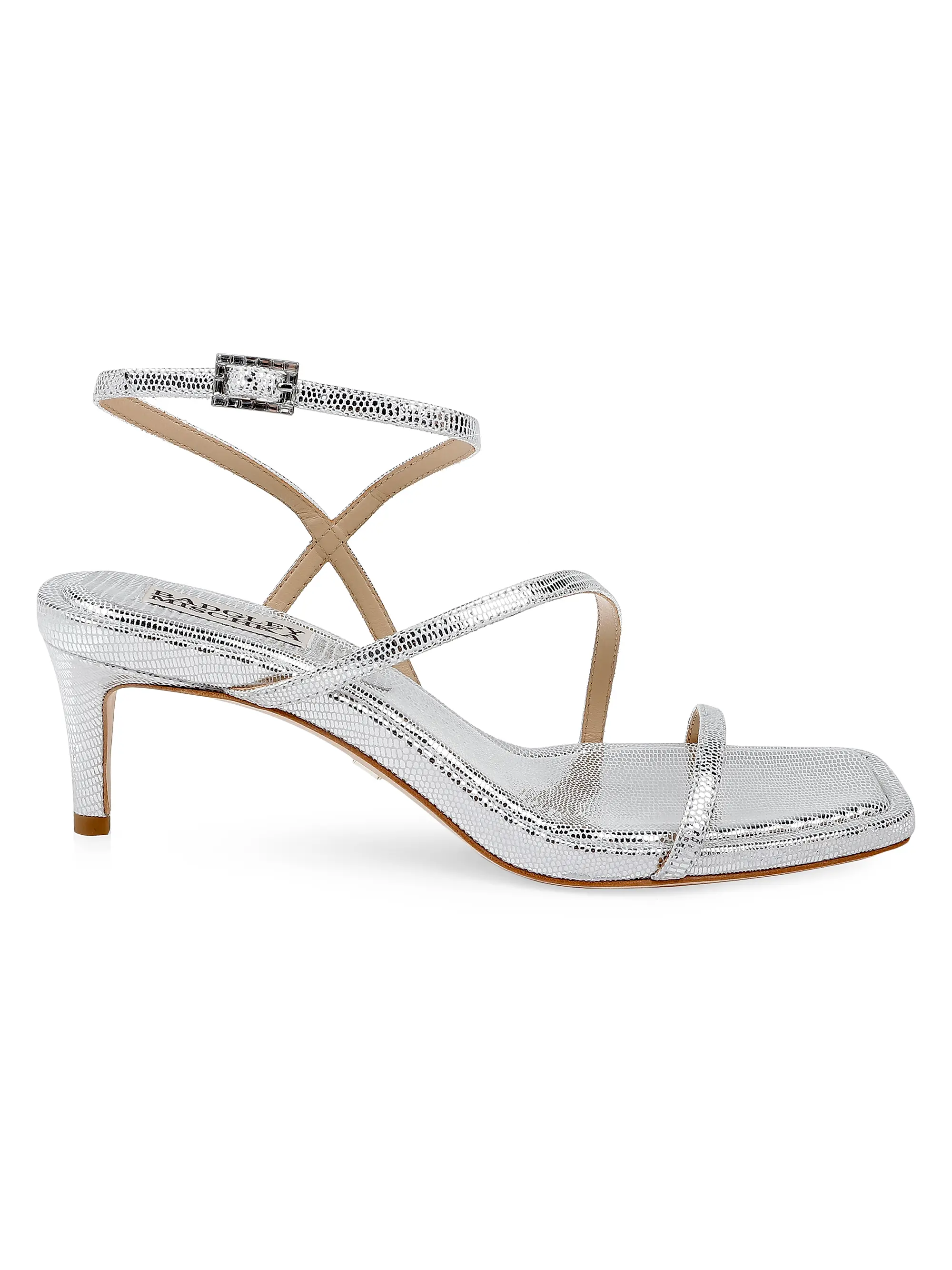 Gracelyn 55mm Metallic Leather Sandals