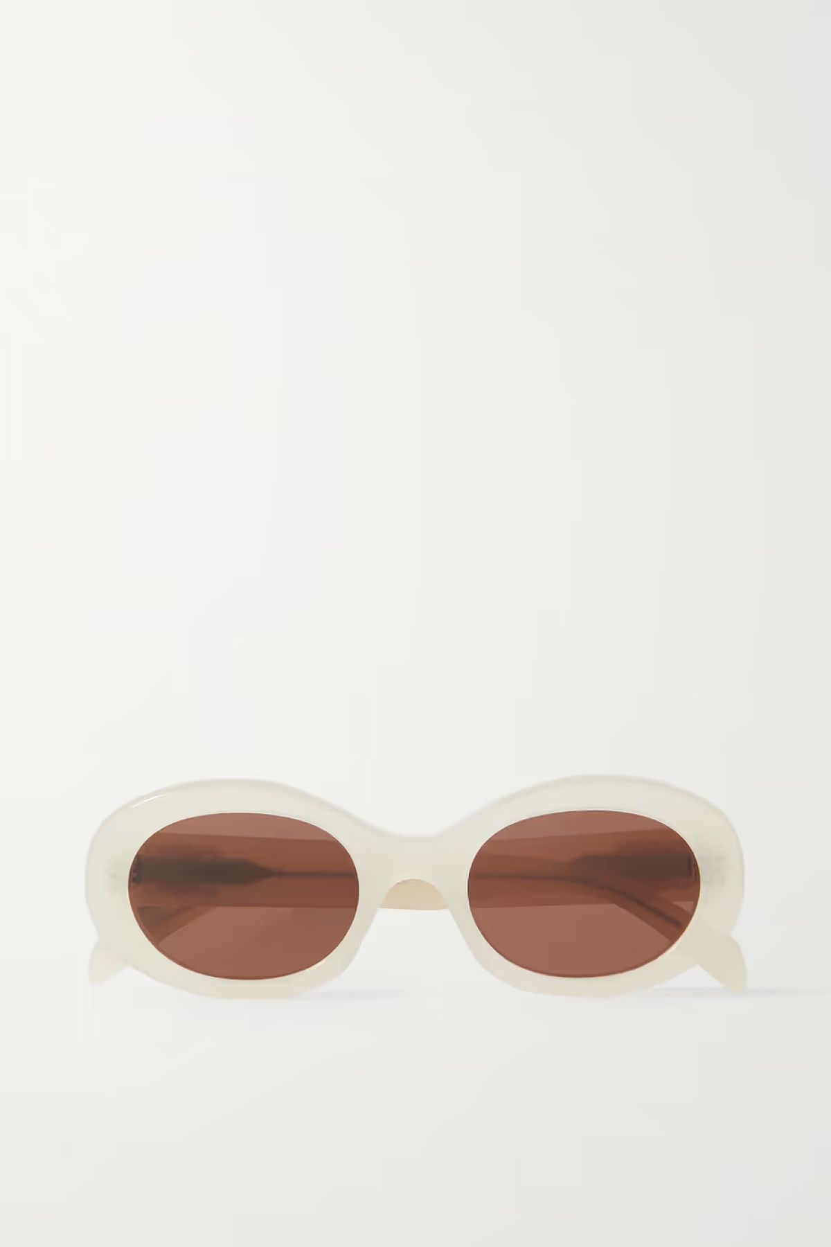 Celine Eyewear Triomphe Oval-Frame Acetate Sunglasses