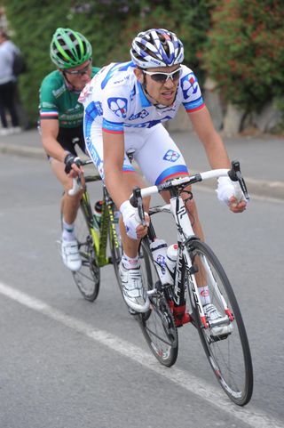 Jeremy Roy and Thomas Voeckler escape, Tour de France 2011, stage five