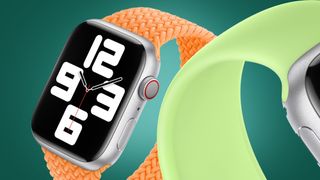 Dos Apple Watch con nuevas correas de colores primaverales