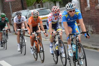 Andrey Grivko leads an escape on stage three of the 2012 Tour de France
