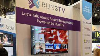 Run3 TV booth at CES 2025