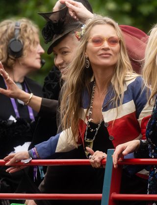 kate moss at the platinum jubilee