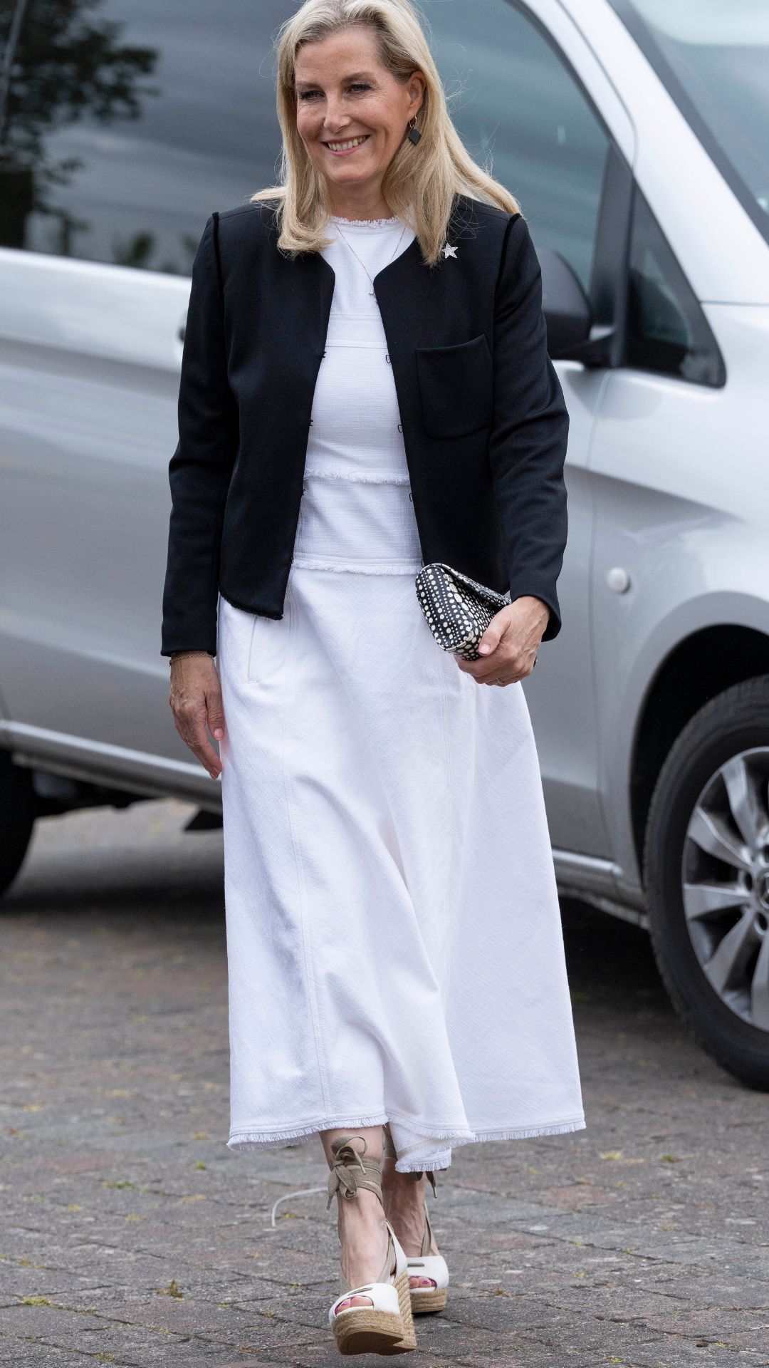 Duchess Sophie stuns in bright white maxi dress | Woman & Home