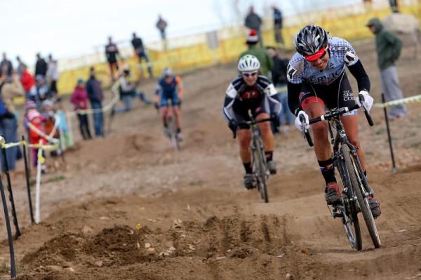 Riders make there way through the woop section.