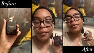 Ariel Baker testing Jo Malone perfume