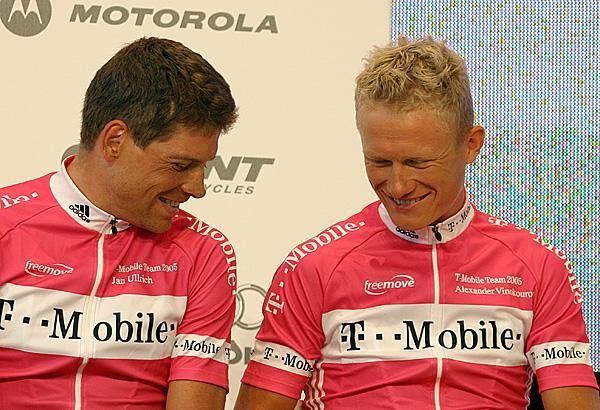 Ullrich and Vino joking