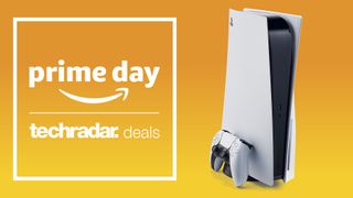 Amazon Prime Day header with PS5 console