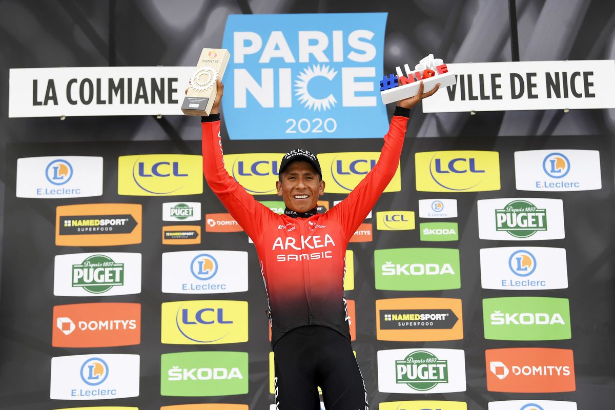Paris Nice 2020 - 78th Edition - 7th stage Nice - Valdeblore La Colmiane 166,5 km - 14/03/2020 - Nairo Quintana (COL - Team Arkea Samsic) - photo Nico Vereecken/PN/BettiniPhoto&Acirc;&copy;2020