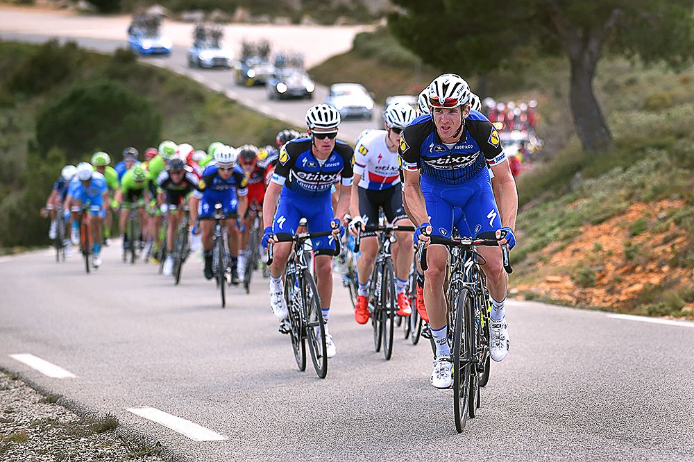 Martin Velits pushes the pace for Etixx-quickStep