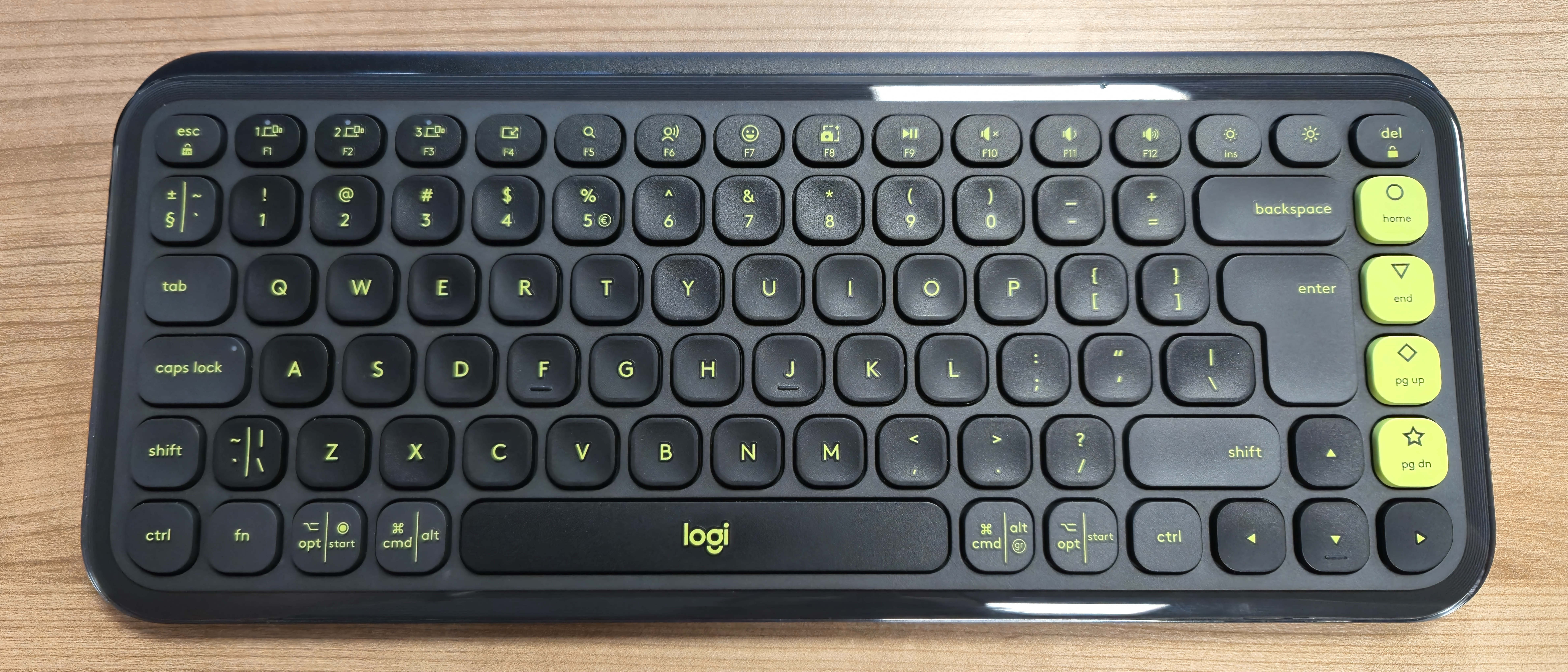 Lebakort Harde Hoes Voor Logitech POP ICON Toetsenbord En Muis Combo – Grafiet Beschermtas