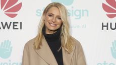 Tess Daly attends Winterland, London for the launch of Huawei's StorySign App with the British Deaf Association on December 4, 2018 in London