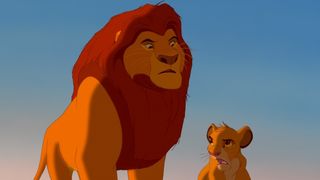 Mufasa talks to Simba about the Circle of Life in The Lion King
