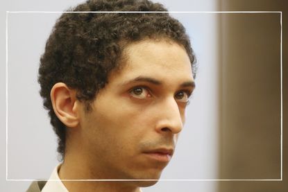 a close up of Tyler Barriss now appearing in court for his swatting charges