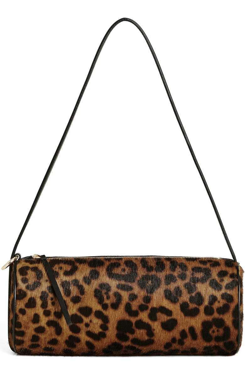 Simona Suede Cylinder Shoulder Bag