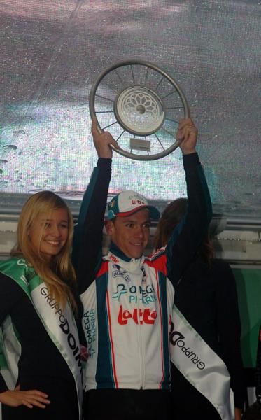 For the second straight year, Philippe Gilbert (Omega Pharma - Lotto) has won the Tour of Lombardy.