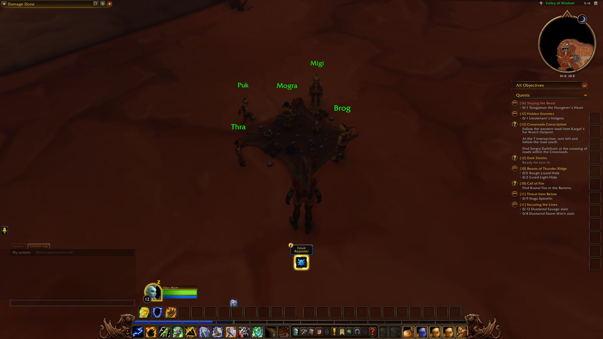 The Rocks to Rest quest in World of Warcraft: Forever