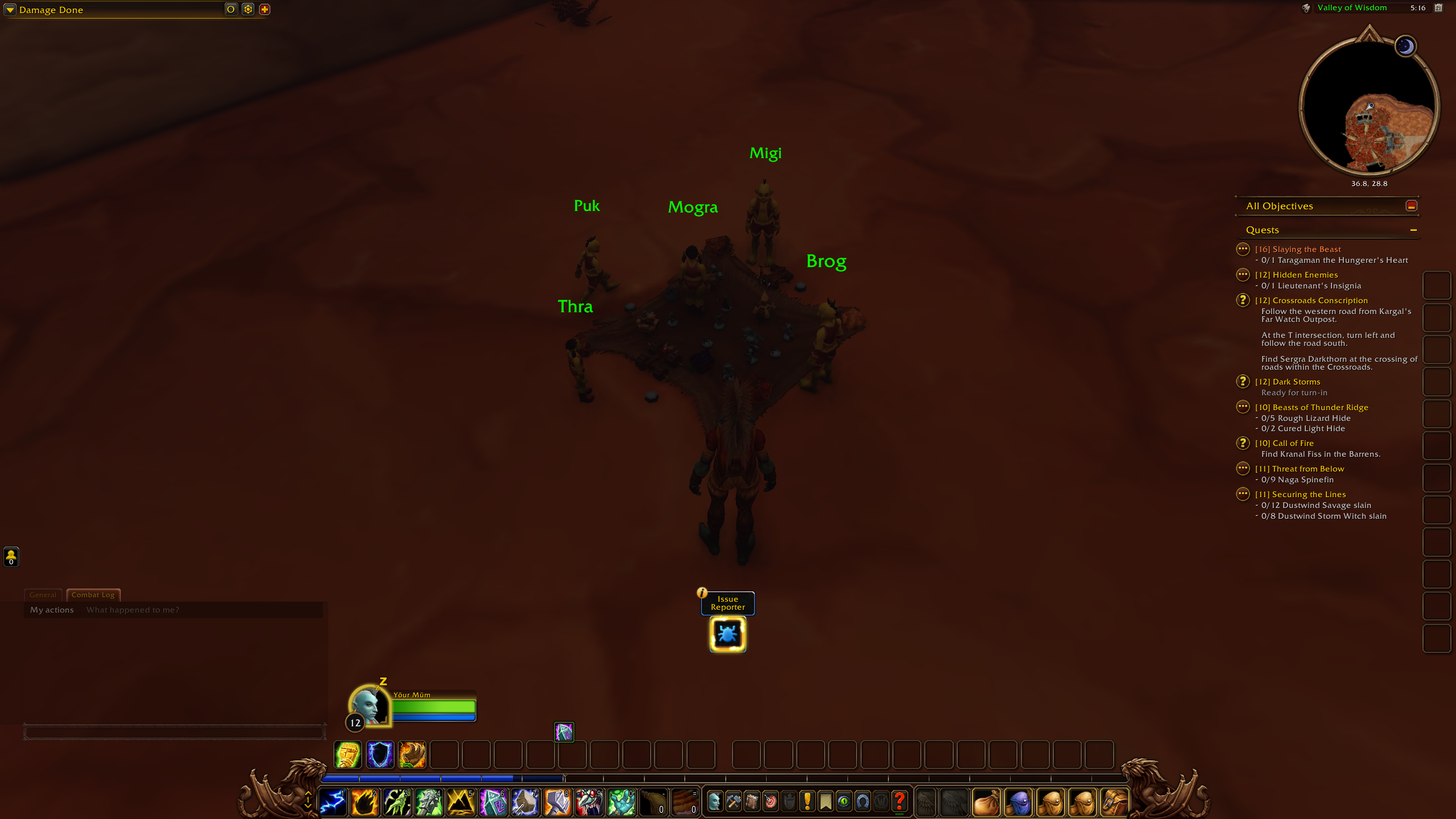 The Rocks to Rest quest in World of Warcraft: Forever