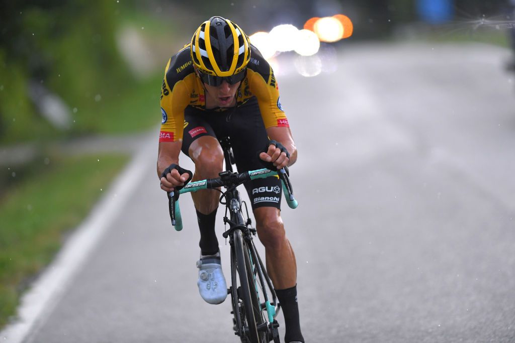 BAROLO ITALY AUGUST 12 George Bennett of New Zealand and Team JumboVisma during the 104th Giro del Piemonte 2020 a 187km race from Santo Stefano Belbo to Barolo 294m GranPiemonte GranPiemonte on August 12 2020 Barolo Italy Photo by Tim de WaeleGetty Images