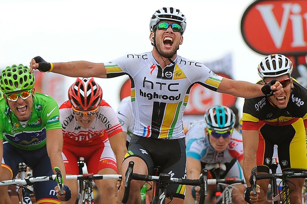 mark cavendish tour de france stages