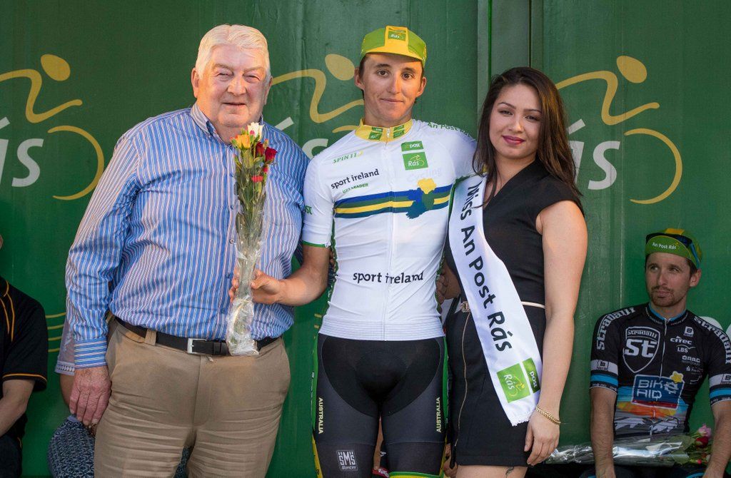 Australian Jai Hindley in the U23 jersey
