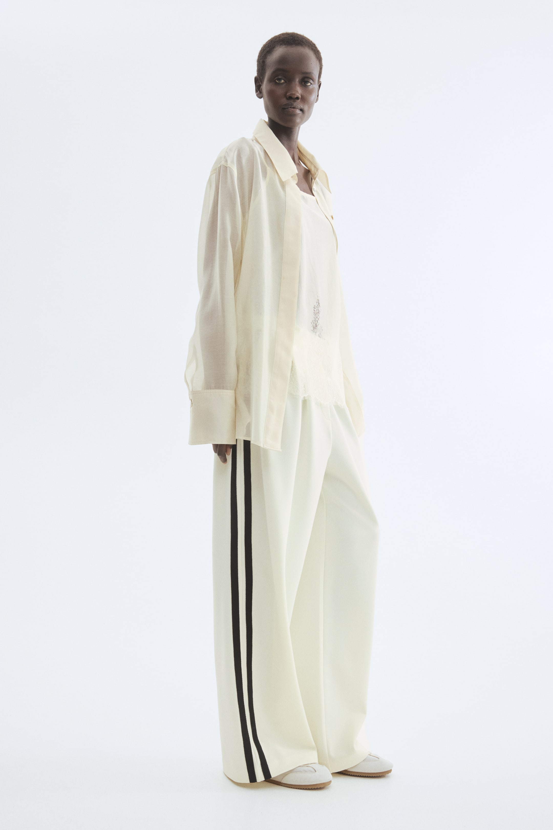 Jersey Dress Pants - Cream