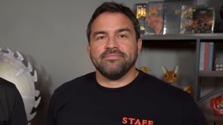 Hugo Martin speaking at QuakeCon 2025 opening remarks