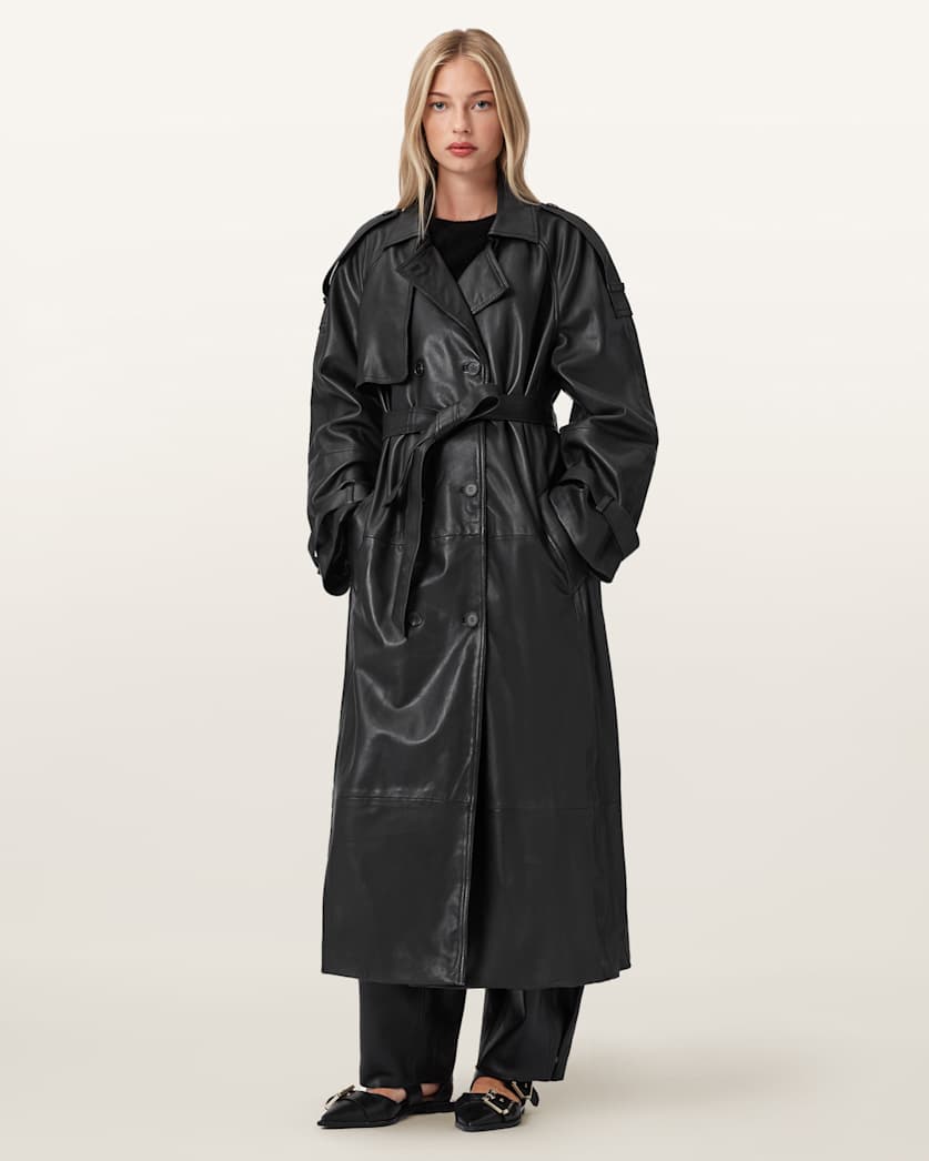 Reed Leather Trench