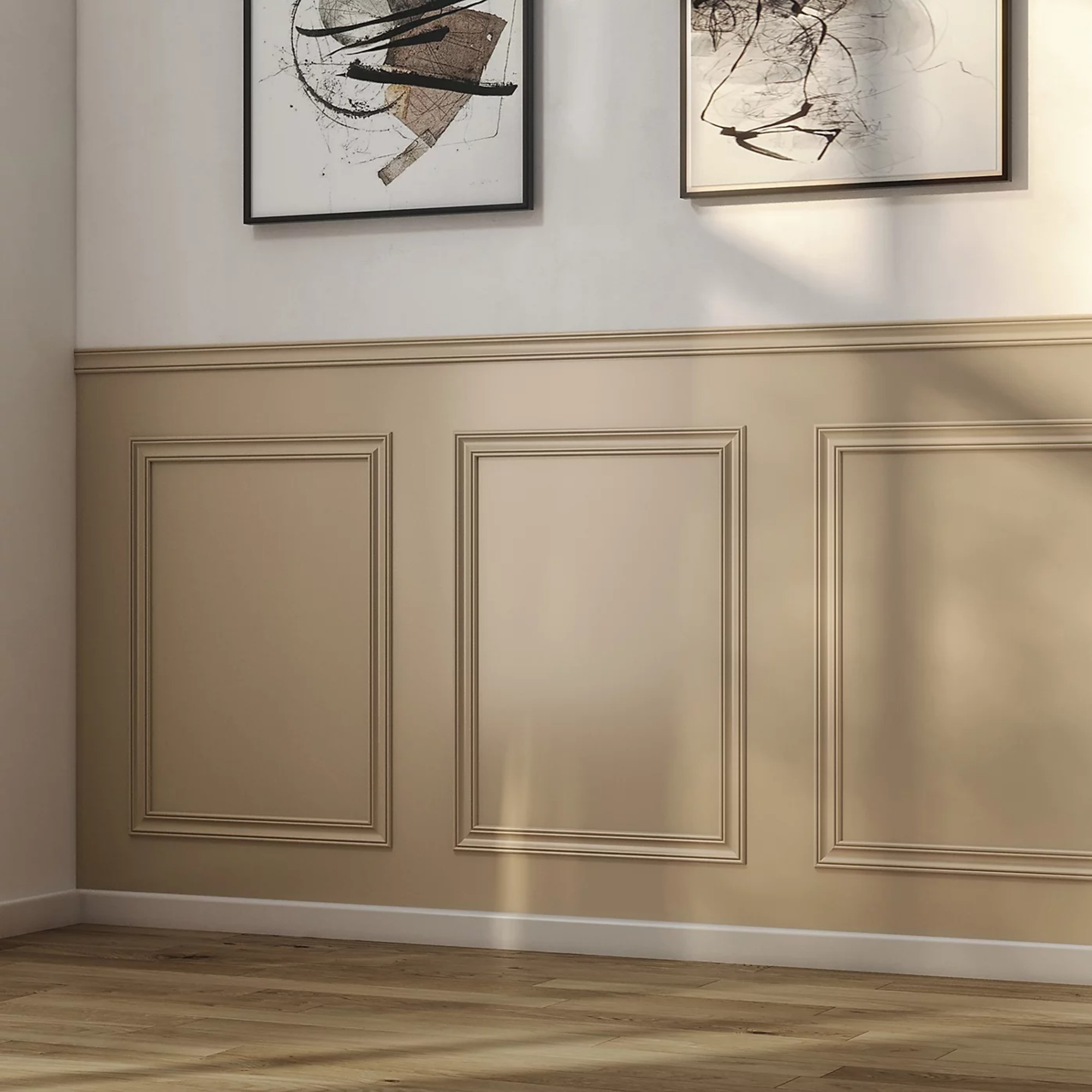 B&Q Cheshire Mouldings Pine Dado Wall panelling kit