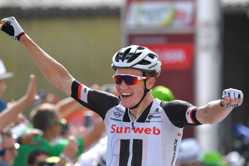 Soren Kragh Andersen (Team Sunweb) wins stage 6 at Tour de Suisse