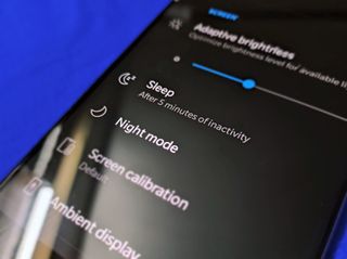 Android Sleep Settings