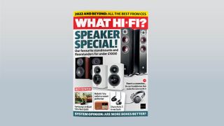 March 2022 What Hi-Fi?: hi-fi speakers under £1000